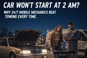 Car Won’t Start at 2 AM? Why 24/7 Mobile Mechanics Beat Towing Every Time