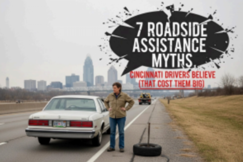 Roadside Assistance Myths Cincinnati Drivers Believe (That Cost Them Big)
