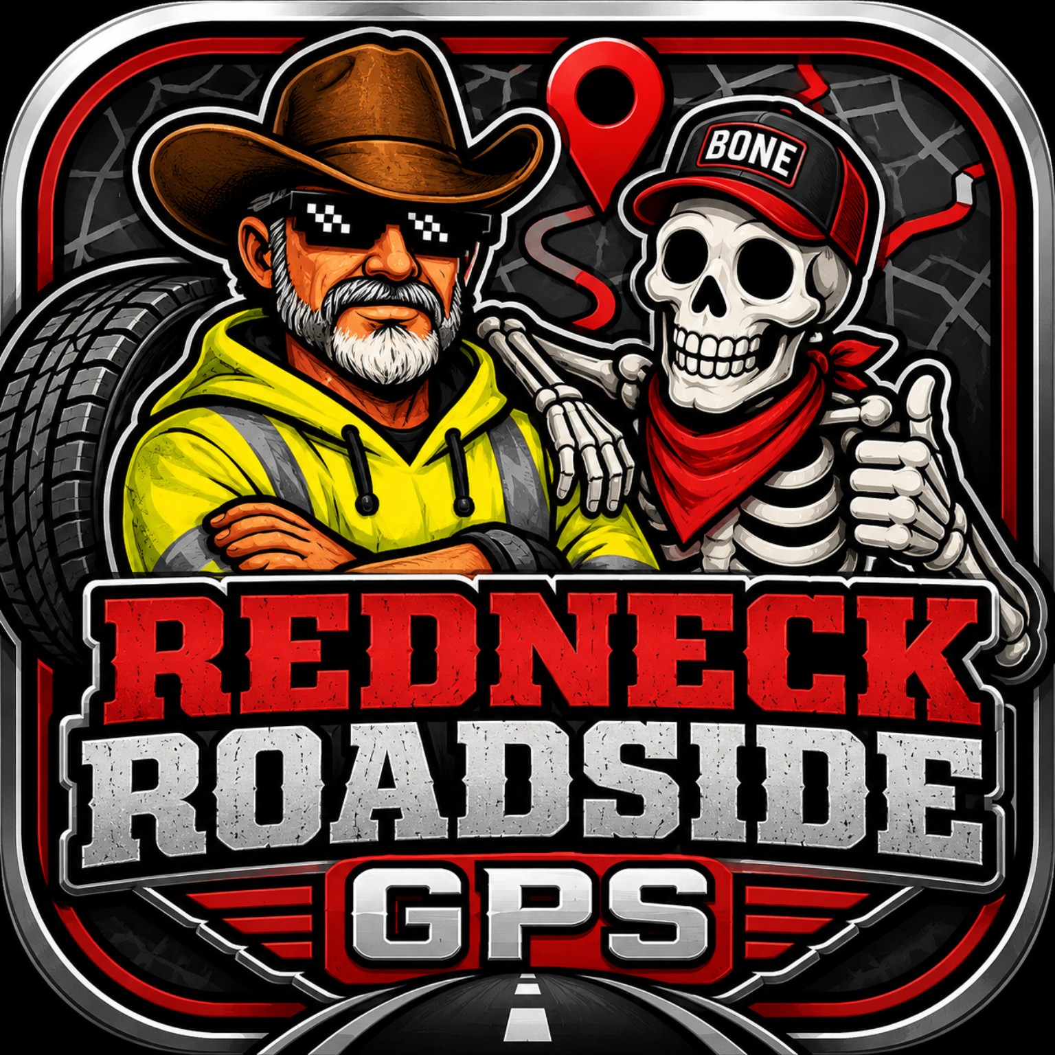 Redneck Roadside GPS Branding