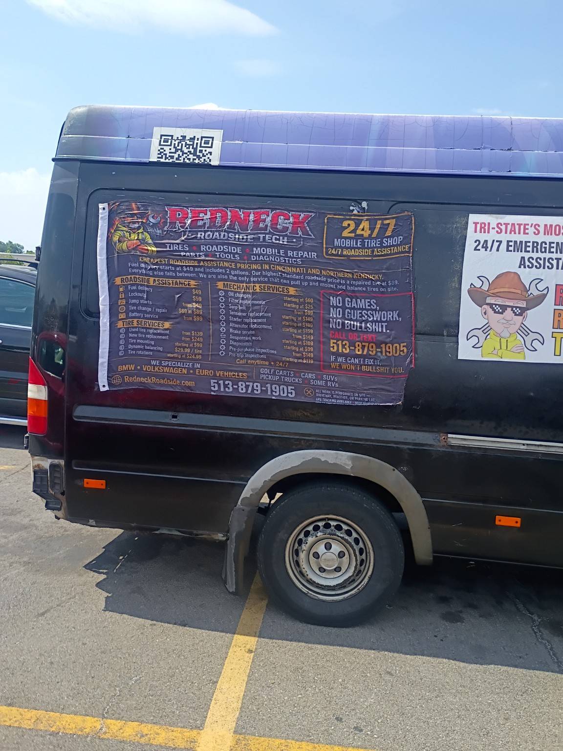 Mobile mechanic tools and diagnostic equipment