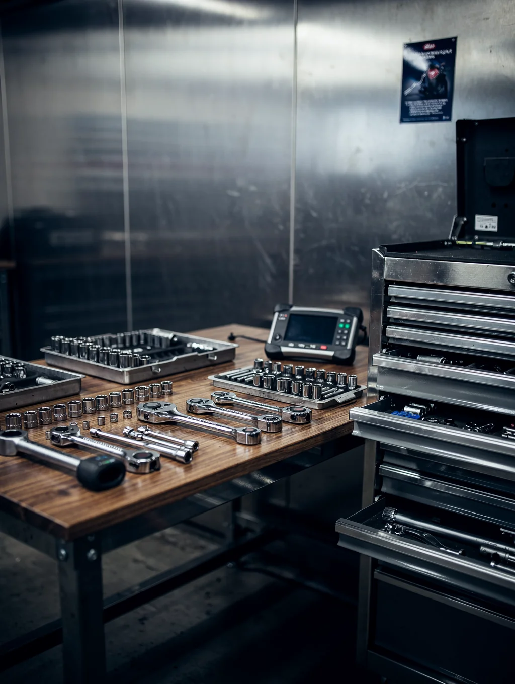 Professional diagnostic tools on site