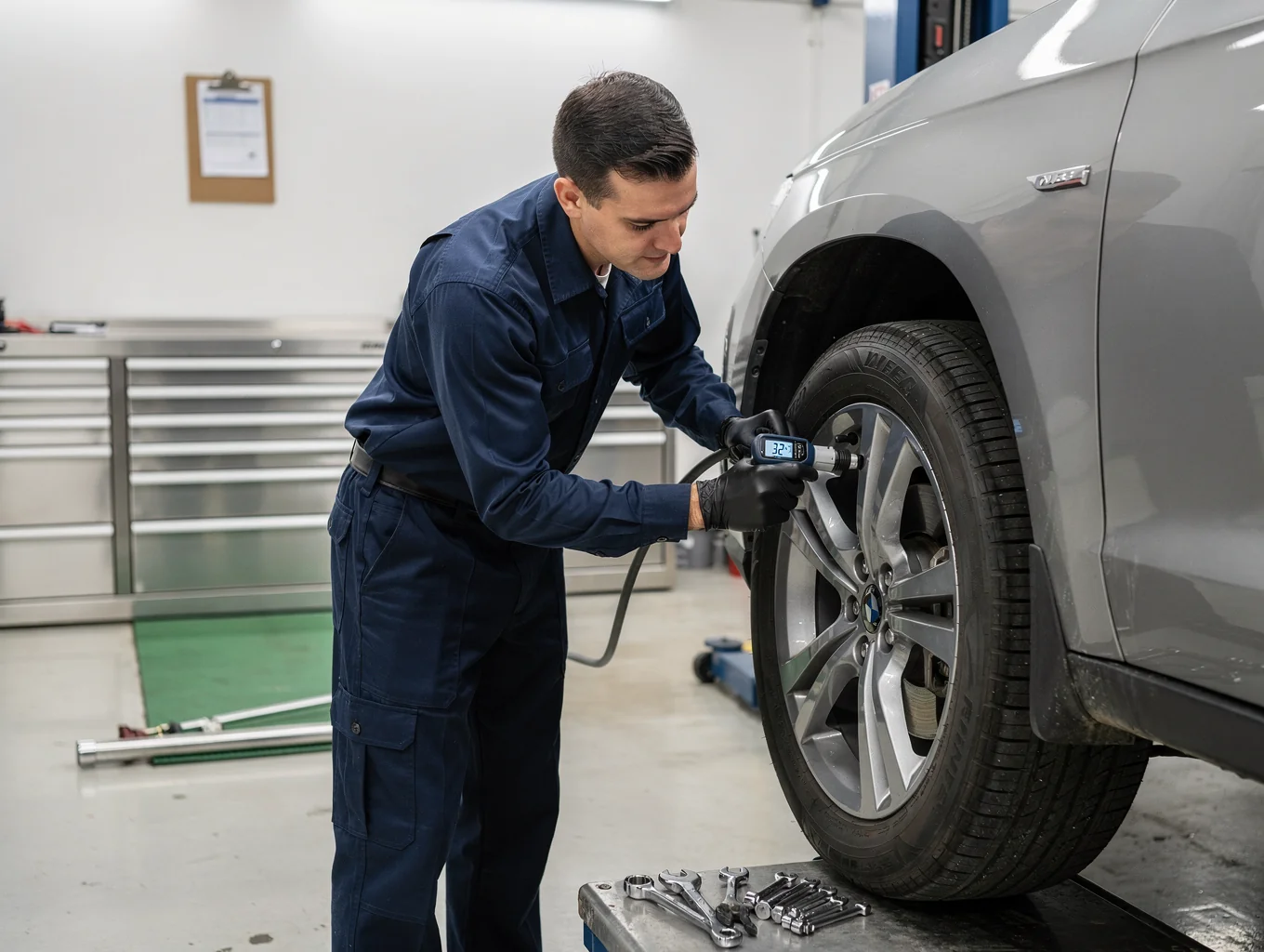 Pre-trip safety check for dealership fleet vehicles