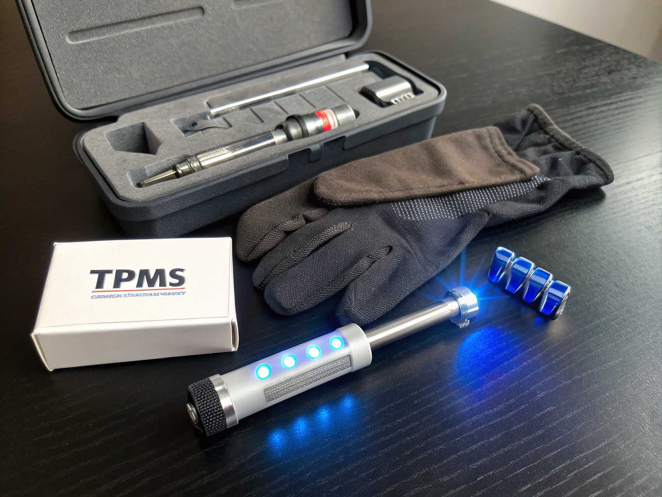 TPMS sensor service for dealership fleet tire